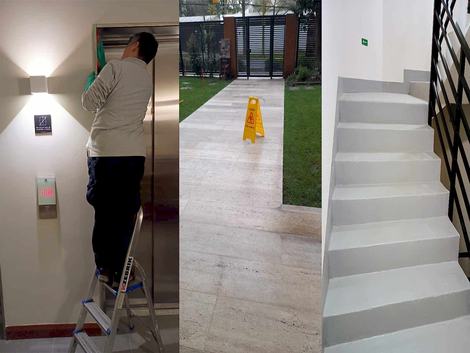 Servicio de aseo y limpieza de edificios residenciales en Santiago